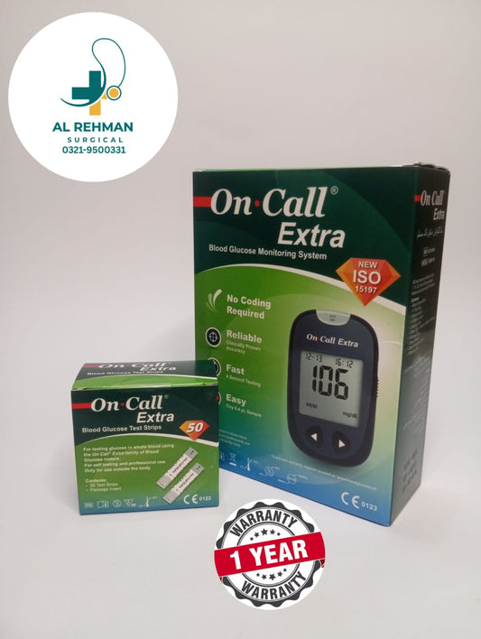 ON CALL EXTRA BLOOD GLUCOSE TEST MONITOR