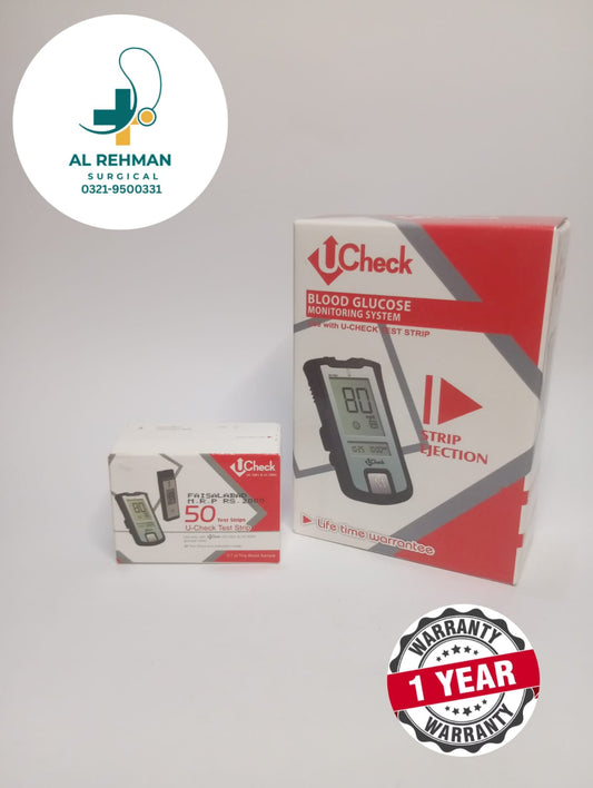 U CHECK BLOOD GLUCOSE TEST MONITOR
